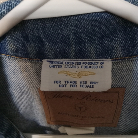 Rare Skoal Bandits Denim Jacket, XL - Picture 5 of 5